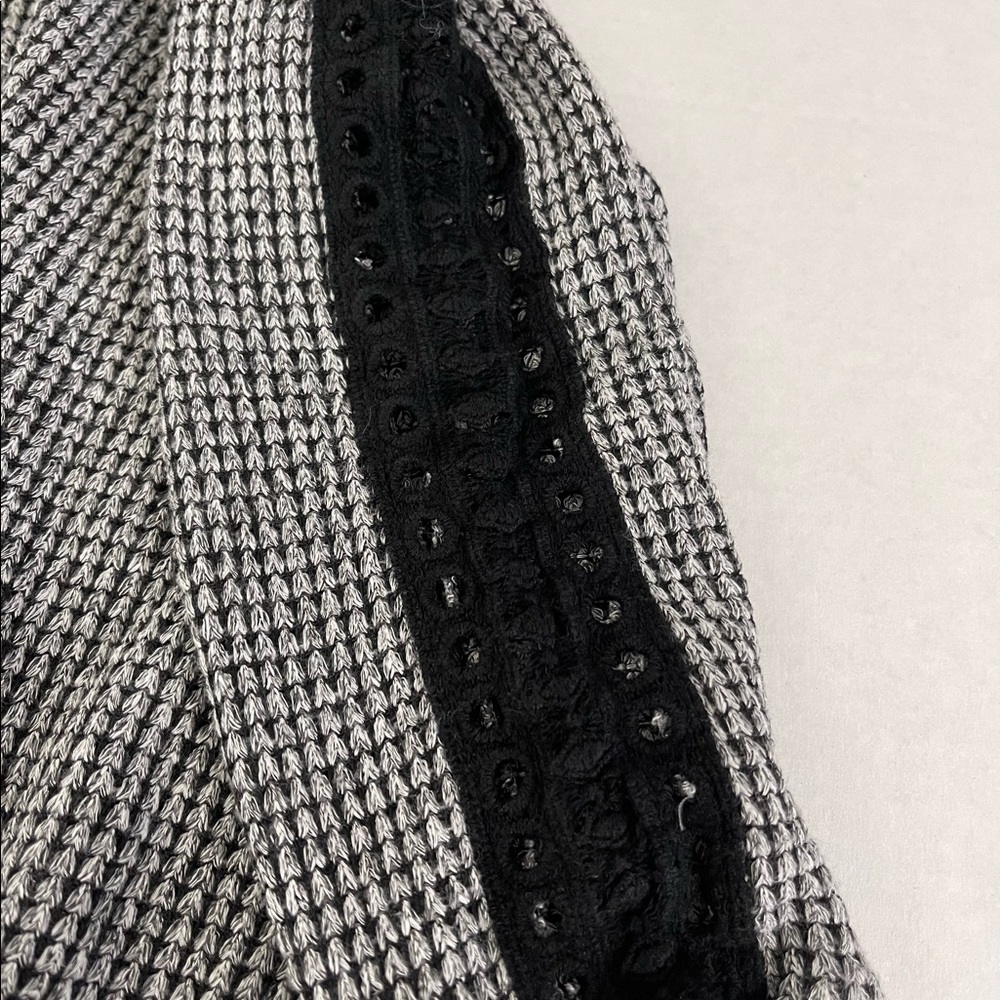 Soft surrounding Bailey waffle net eyelet lace pullover soft sweater size medium - Picture 8 of 10